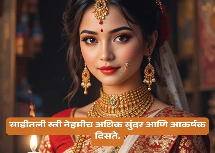 Saree Love Quotes In Marathi